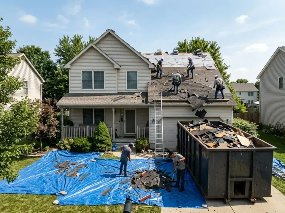 roof-replacement-debris-remova-004 — frequently asked questions, Cheapest Dumpster Rentals in Lake Arbor, MD